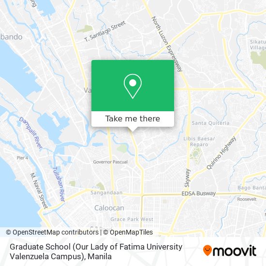 Graduate School (Our Lady of Fatima University Valenzuela Campus) map