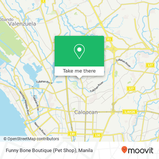 Funny Bone Boutique (Pet Shop) map