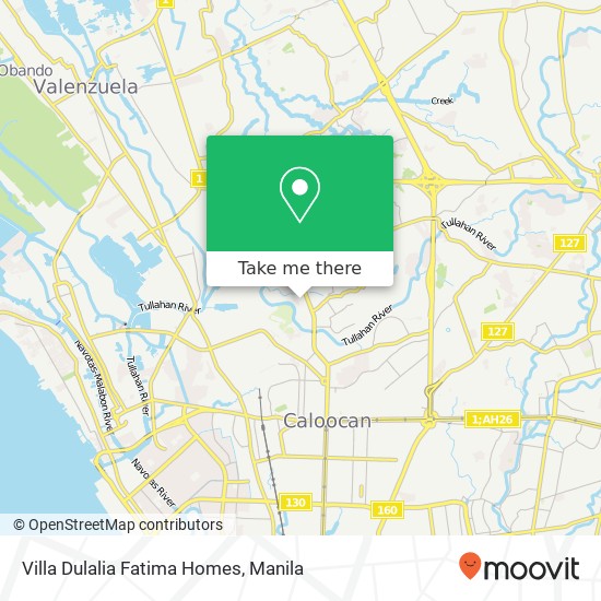 Villa Dulalia Fatima Homes map