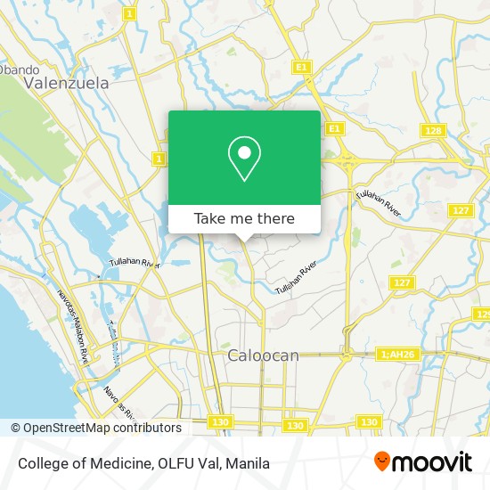 College of Medicine, OLFU Val map