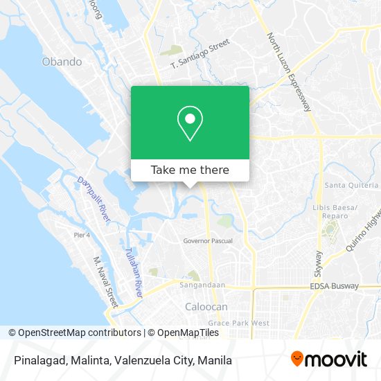 Pinalagad, Malinta, Valenzuela City map