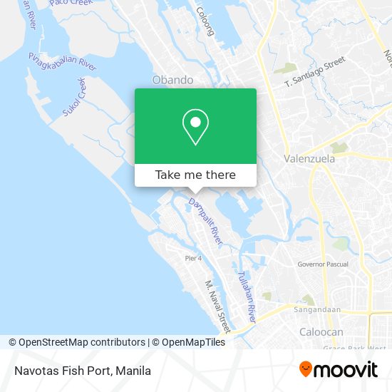 Navotas Fish Port map