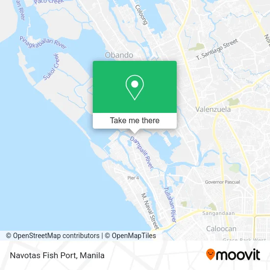 Navotas Fish Port map