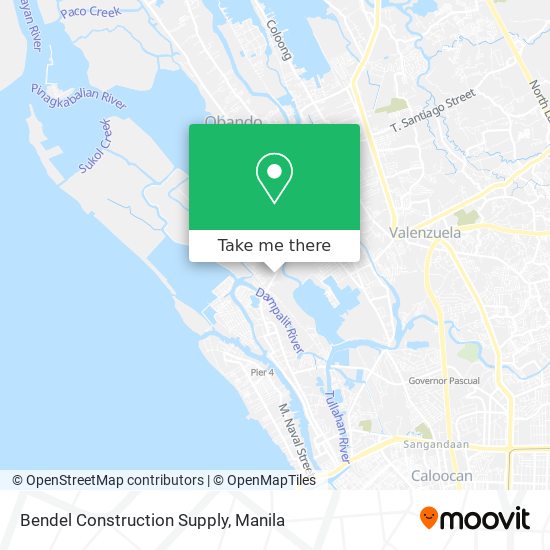 Bendel Construction Supply map