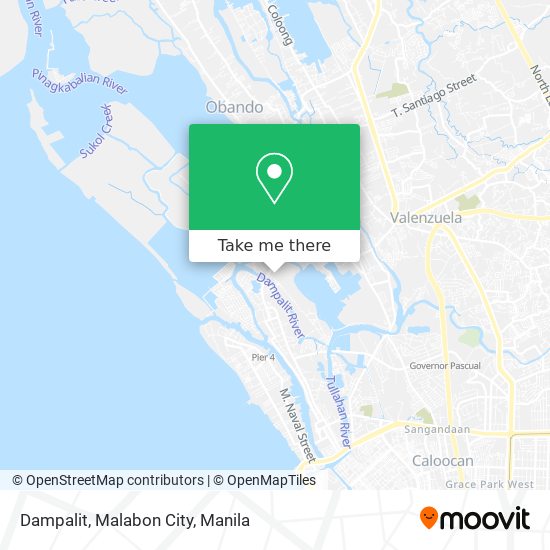Dampalit, Malabon City map