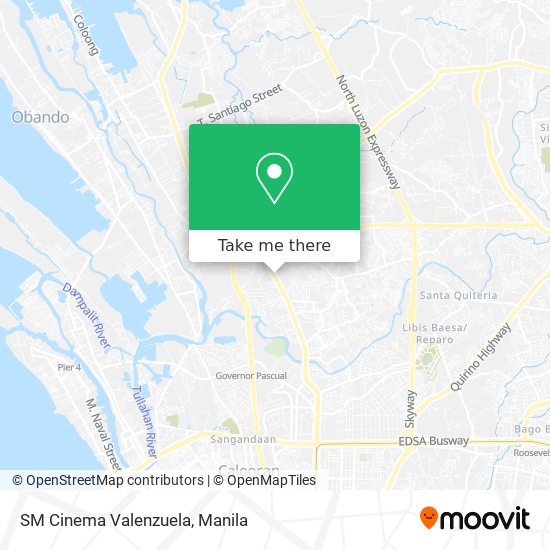 SM Cinema Valenzuela map