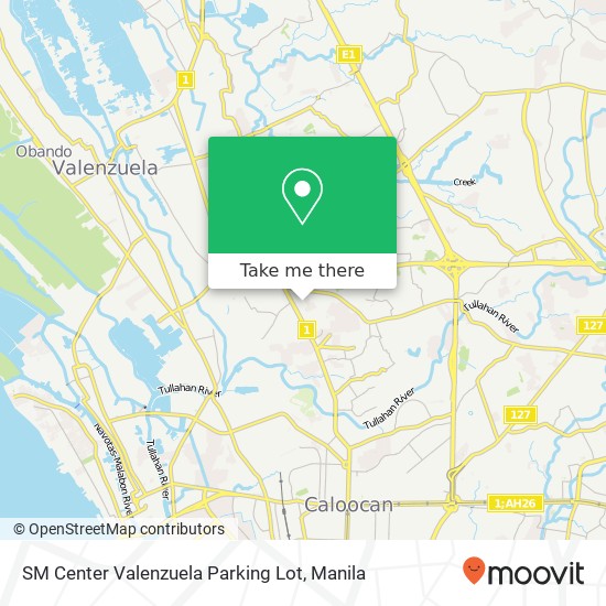 SM Center Valenzuela Parking Lot map