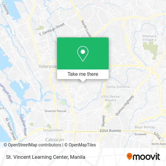 St. Vincent Learning Center map