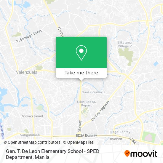 Gen. T. De Leon Elementary School - SPED Department map
