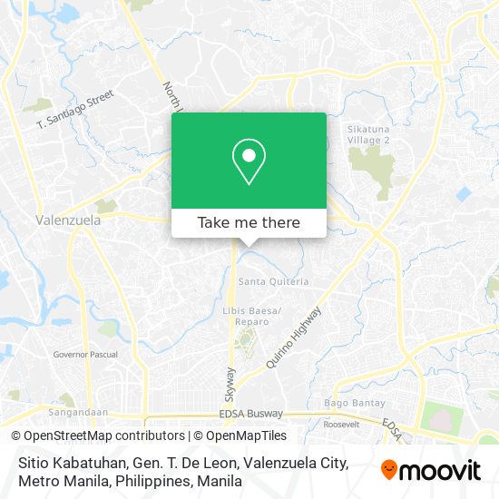 Sitio Kabatuhan, Gen. T. De Leon, Valenzuela City, Metro Manila, Philippines map