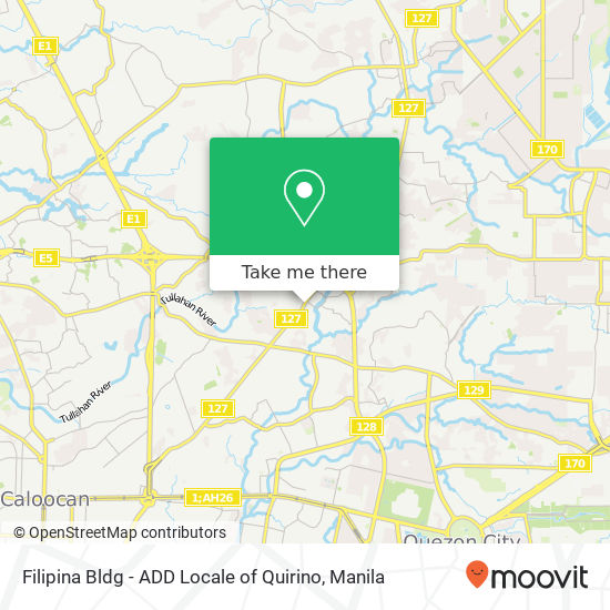Filipina Bldg - ADD Locale of Quirino map