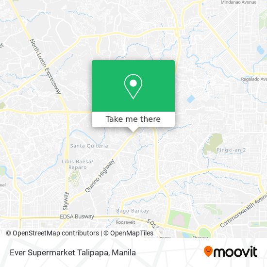 Ever Supermarket Talipapa map