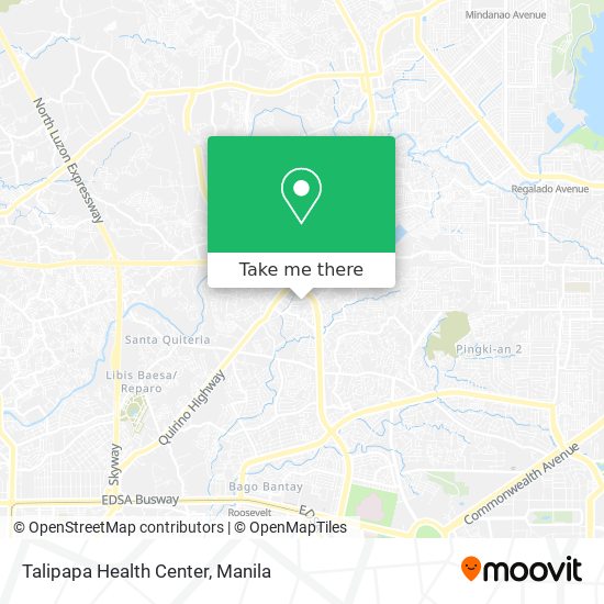 Talipapa Health Center map