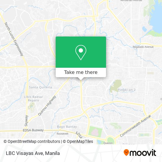 LBC Visayas Ave map