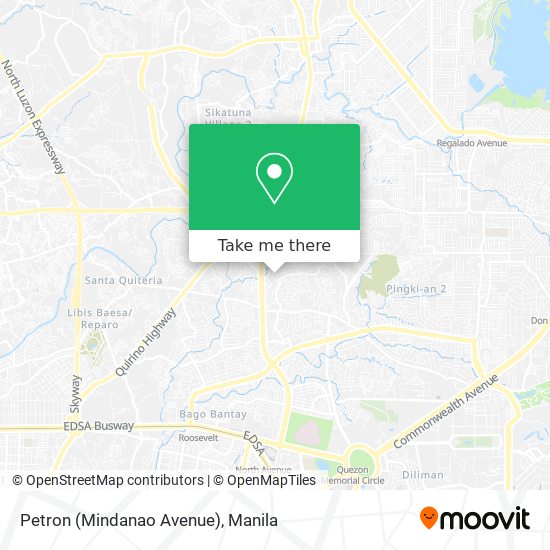Petron (Mindanao Avenue) map