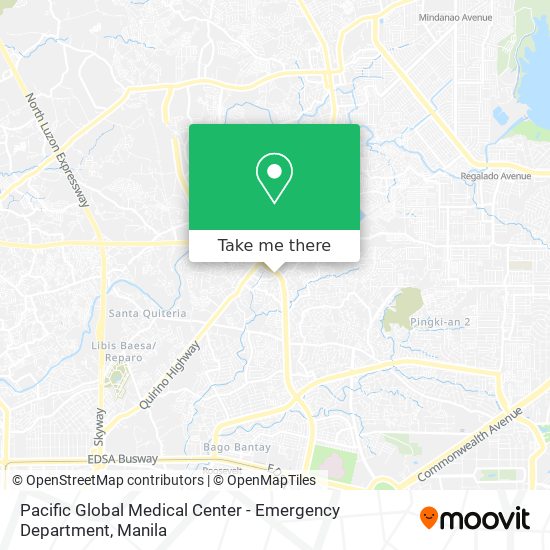 Pacific Global Medical Center - Emergency Department map