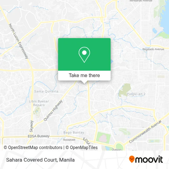 Sahara Covered Court map