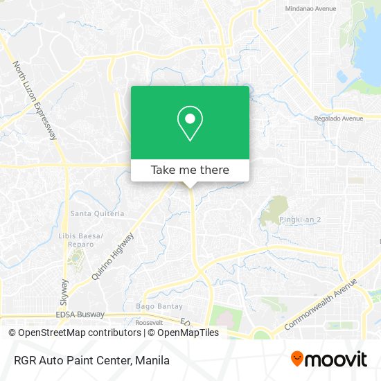 RGR Auto Paint Center map
