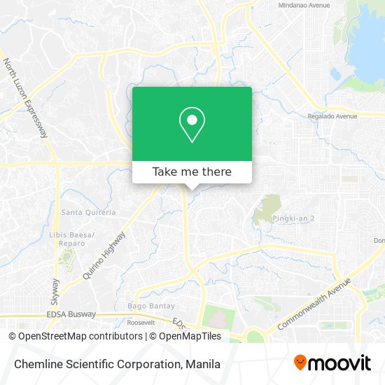 Chemline Scientific Corporation map