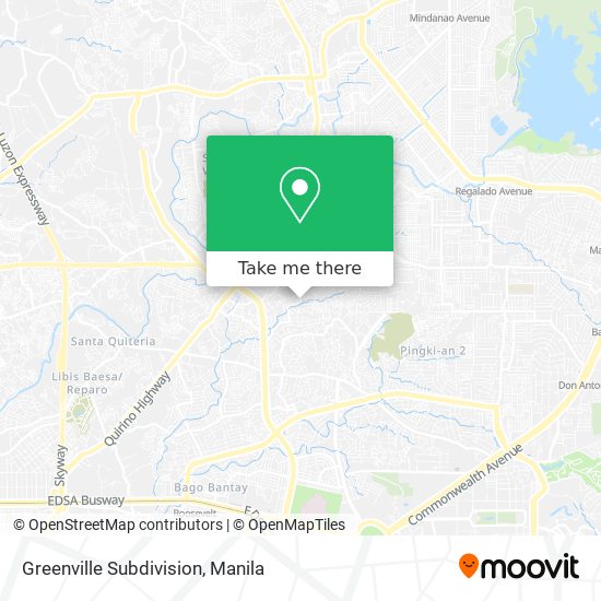 Greenville Subdivision map