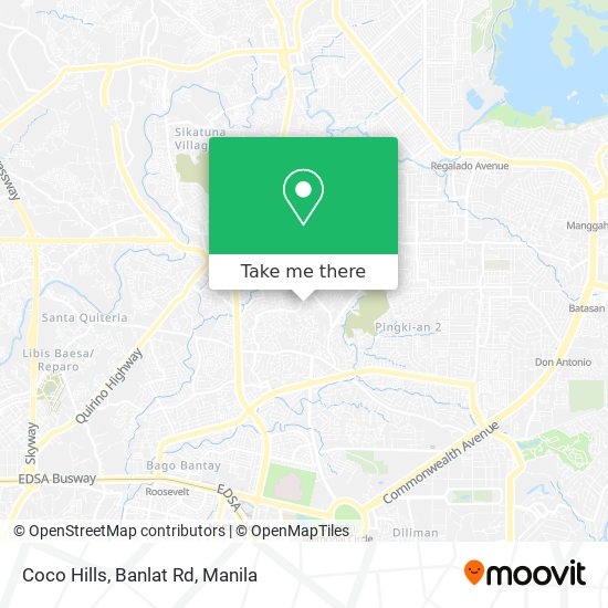 Coco Hills, Banlat Rd map
