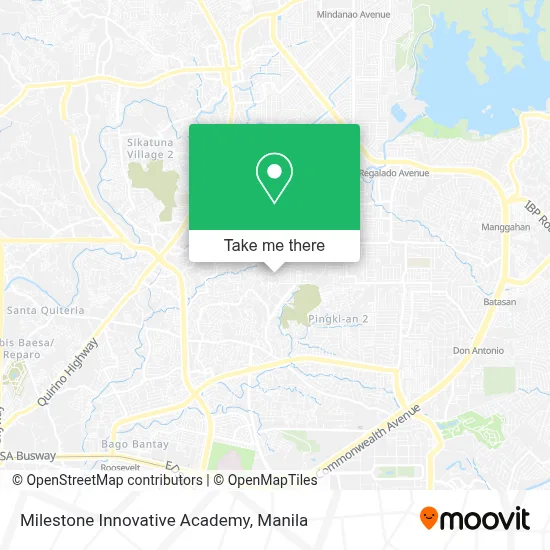 Milestone Innovative Academy map