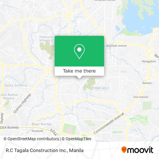 R.C Tagala Construction Inc. map