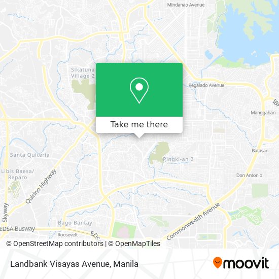 Landbank Visayas Avenue map
