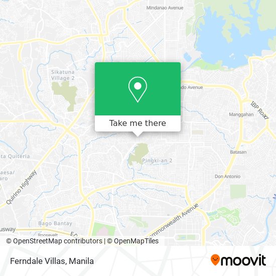 Ferndale Villas map