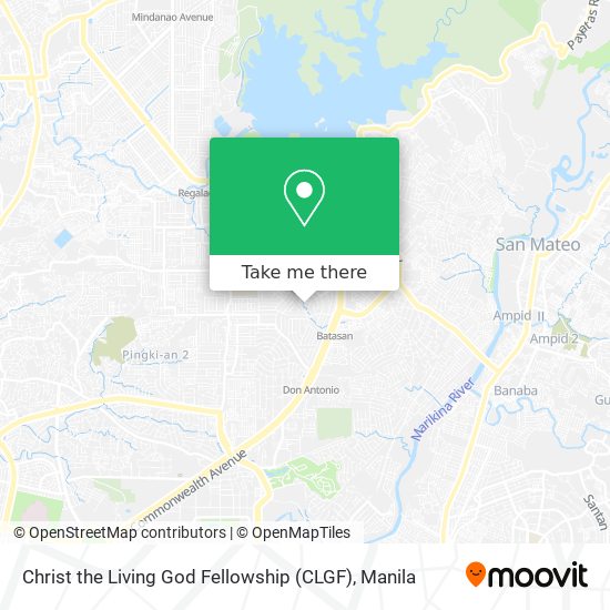 Christ the Living God Fellowship (CLGF) map