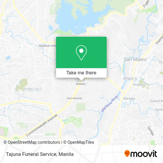 Tajuna Funeral Service map