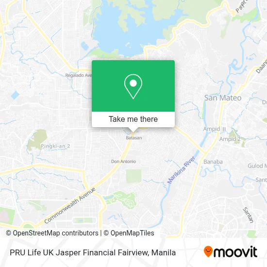 PRU Life UK Jasper Financial Fairview map