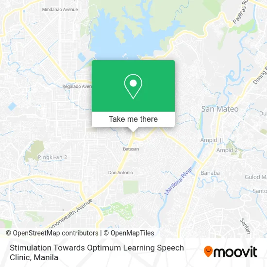 Stimulation Towards Optimum Learning Speech Clinic map