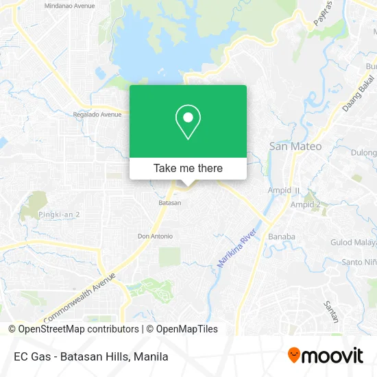EC Gas - Batasan Hills map