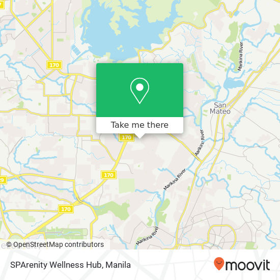 SPArenity Wellness Hub map