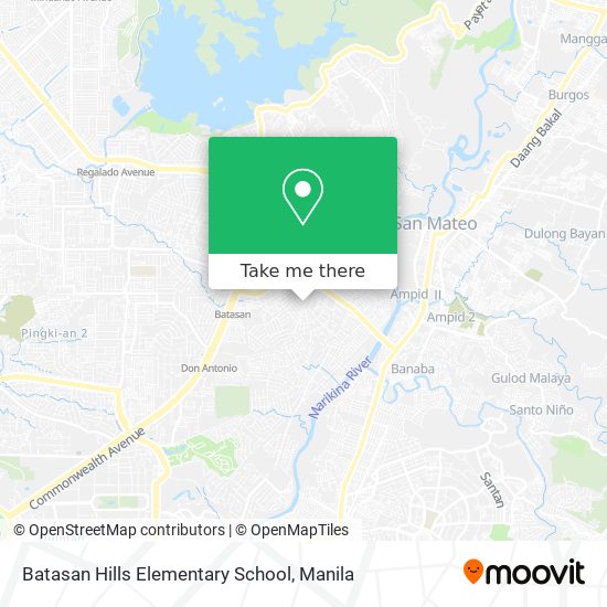 Batasan Hills Elementary School map