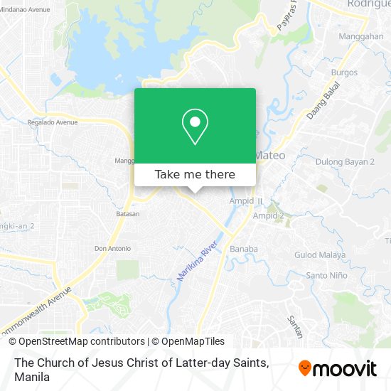 The Church of Jesus Christ of Latter-day Saints map