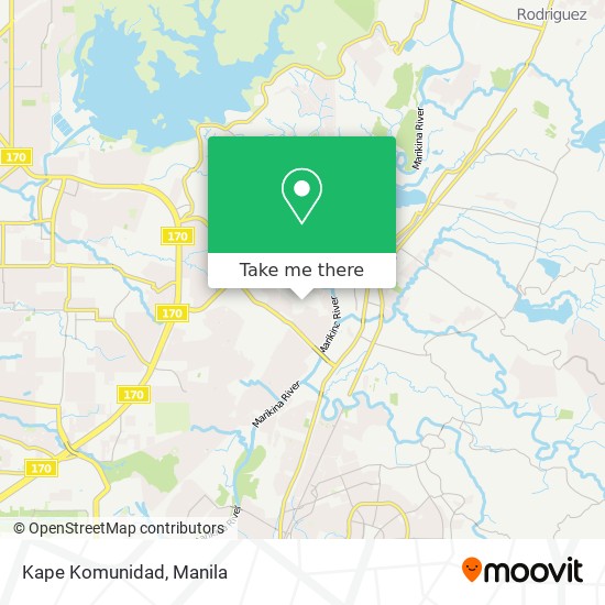 Kape Komunidad map