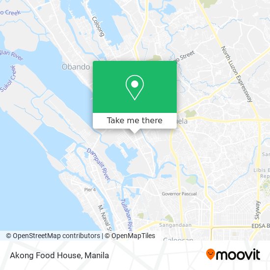 Akong Food House map
