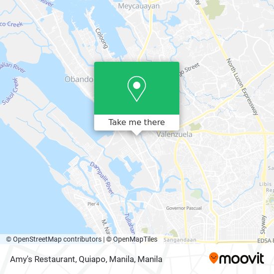 Amy's Restaurant, Quiapo, Manila map