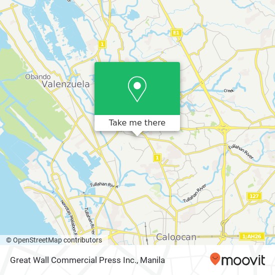 Great Wall Commercial Press Inc. map