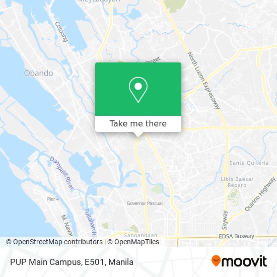 PUP Main Campus, E501 map