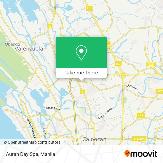 Aurah Day Spa map