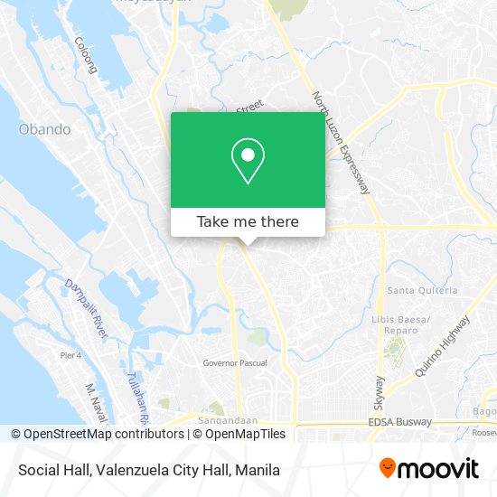 Social Hall, Valenzuela City Hall map