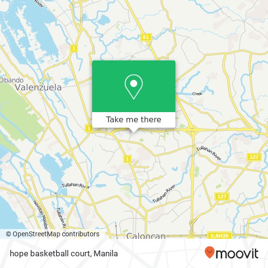 hope basketball court map