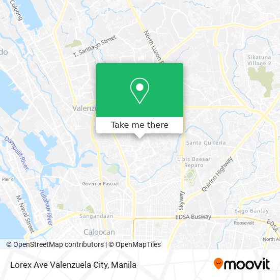 Lorex Ave Valenzuela City map