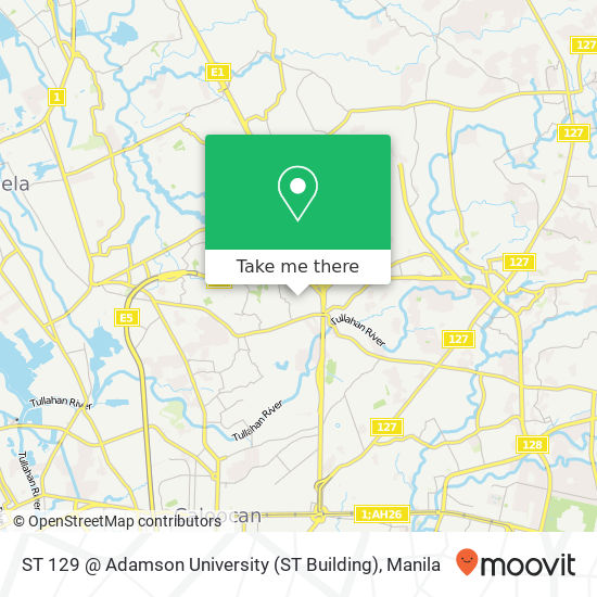 ST 129 @ Adamson University (ST Building) map