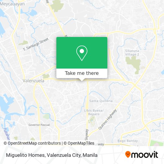 Miguelito Homes, Valenzuela City map