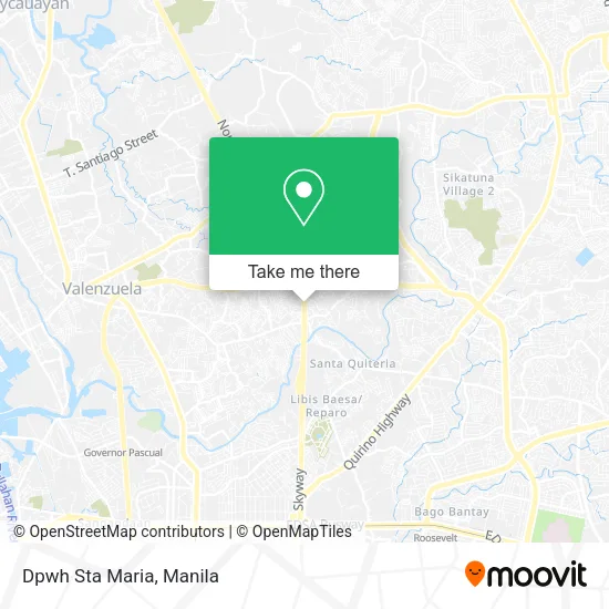 Dpwh Sta Maria map