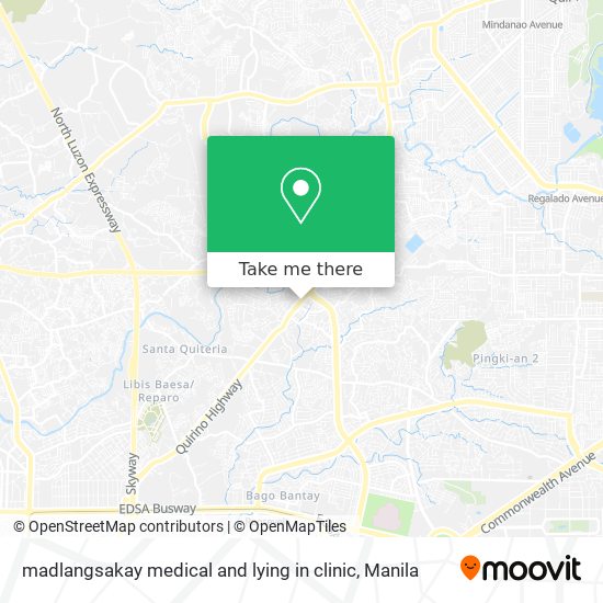 madlangsakay medical and lying in clinic map